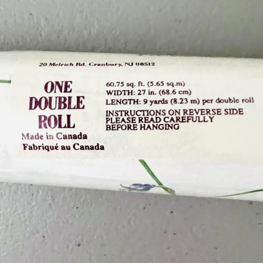Vintage 1990's Waverly Wallpaper 2 Double Rolls New Sealed #572363 - Very Rare